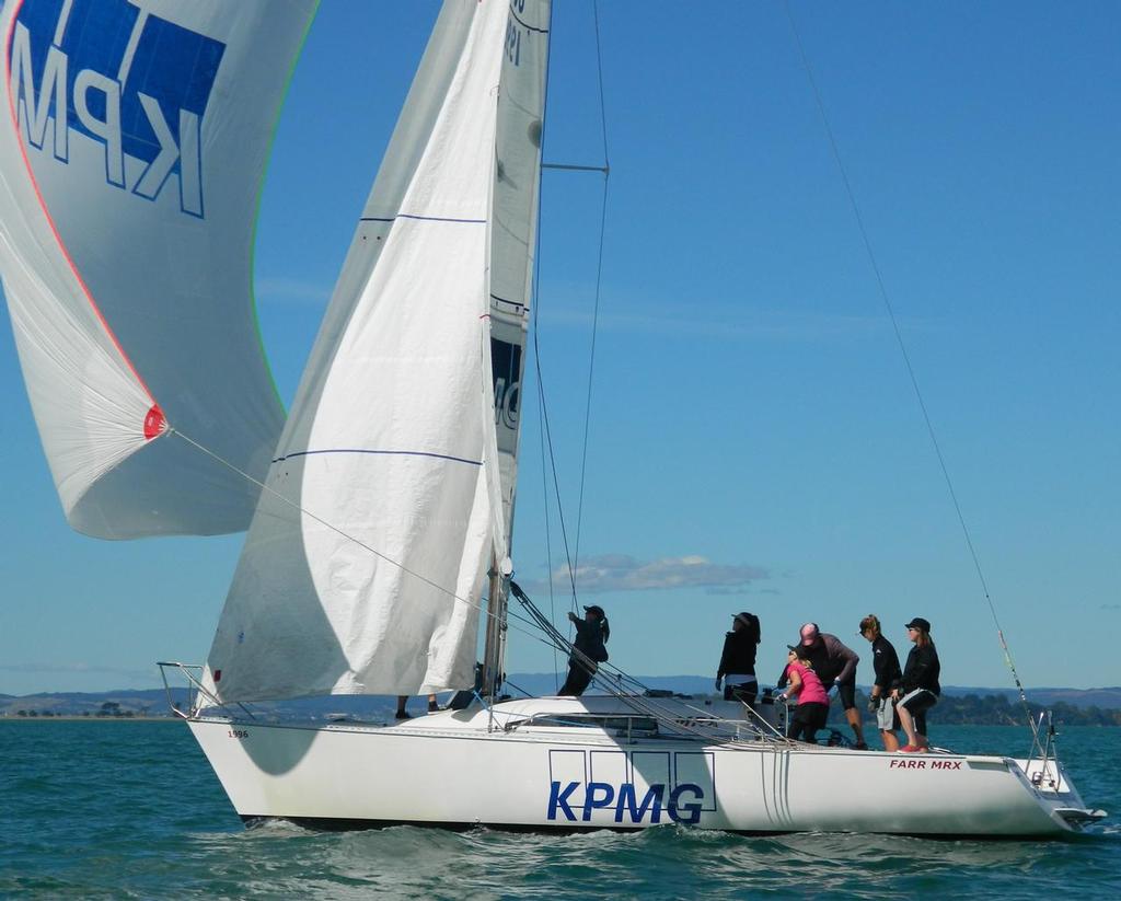 Last years winner Karleen Dixon finished second - 2014 NZ Women's Keel Boat Championships © Tom Macky